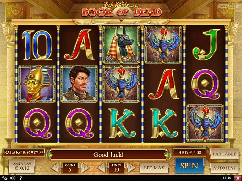 Book of Dead at Casino Brango
